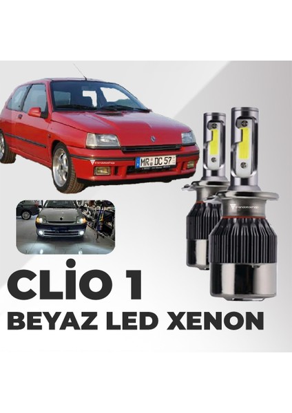 Renault Clio 1 1990-1998 Ile Uyumlu Sis LED Xenon Far Ampulü: Şimşek Etkili