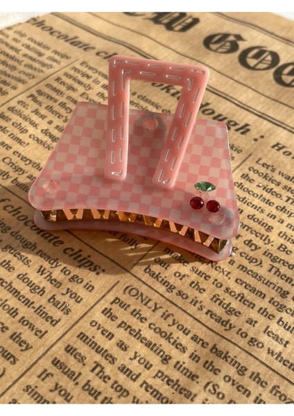 Büyük Kemik Mandal Toka Pembe SBT1818