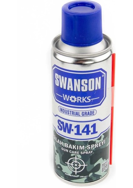 Swanson Works Tabanca & Tüfek Temizlik ve Bakım Spreyi SW-141