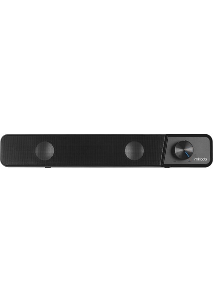 MD-69S Siyah 3WX2 LED Işıklı Multimedia Soundbar Speaker