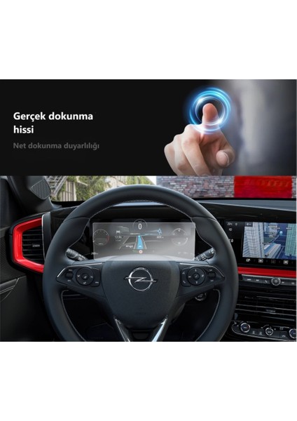 Opel Mokka Ultimate Mat Ekran Koruyucu Dijital Gösterge 12 Inç Şeffaf modelleri