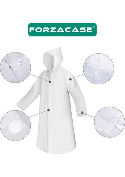 Erkek ve Kadınlar Için Pratik Rüzgar ve Yağmur Koruyucu Eva Yağmurluk 2 Adet - FC011 fiyatları