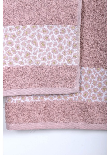 2 Parça Jakarlı Kadın-Erkek Banyo Havlu Takımı Leo 90X150 cm modelleri
