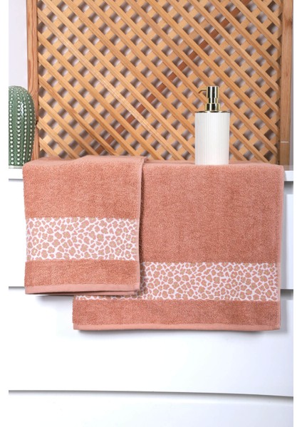 2 Parça Jakarlı Kadın-Erkek Banyo Havlu Takımı Leo 90X150 cm fiyatları