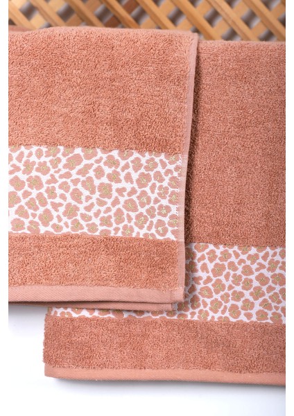 2 Parça Jakarlı Kadın-Erkek Banyo Havlu Takımı Leo 90X150 cm modelleri