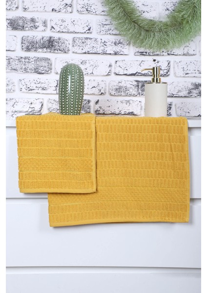 2 Parça Jakarlı Renkli Kadın-Erkek Banyo Havlu Takımı 90X150 cm fiyatları