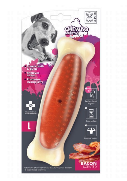 Chewbo Bone Dental Et Aromalı Bitmeyen Kemik Diş Kaşıma Köpek Oyuncağı