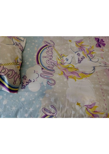Unicorn Baskılı Outlet Nevresim Seti