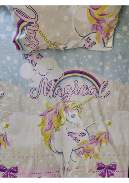 Unicorn Baskılı Outlet Nevresim Seti modelleri