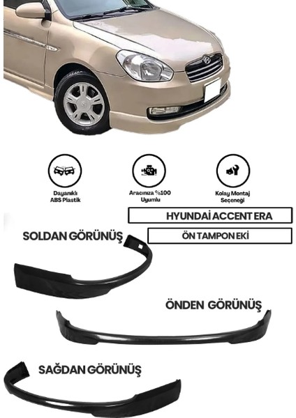 Hyundai Accent Era Ön Ek Plastik Esnek Boyasız