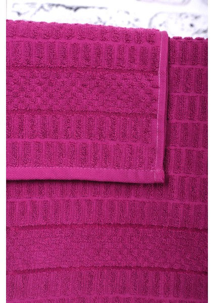 2 Parça Jakarlı Renkli Kadın-Erkek Banyo Havlu Takımı 90X150 cm modelleri