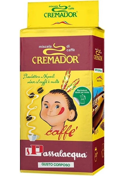Cremador Kavrulmuş & Öğütülmüş Kahve Karışımı 250 gr x 4 Adet