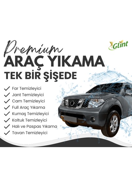 Car %100 Bitkisel Jant Koltuk Parlatıcı Paspas Cam Temizleyici Mucize Sprey 5 Litre