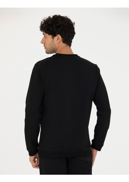 Erkek Siyah Sweatshirt 50273400-VR046