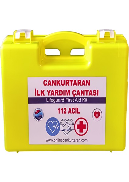 Cankurtaran Ilk Yardım Çantası Pvc ( Yönetmeliğe Uygun )