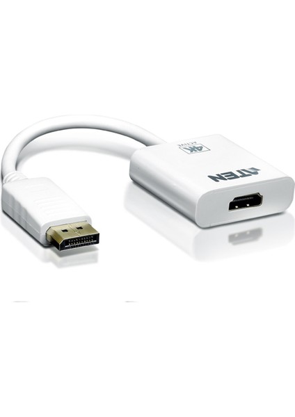 DisplayPort (DP) HDMI Adaptörü, 4K HDMI, Kablolu, DP Erkek - HDMI A Dişi, 2160p, 0.20 metre