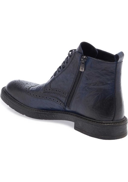 Lacivert Hakiki Deri Erkek Bot - E23K1BT56538-A31 modelleri