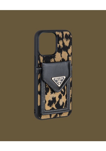 Leopar Çantalı Telefon Kılıfı - DK155 - iPhone 15 Pro