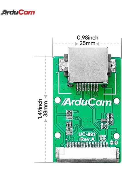 V1/v2/hq ve 16MP/64MP/TOF Kamera Ethernet Uzatma Kiti (U6248)