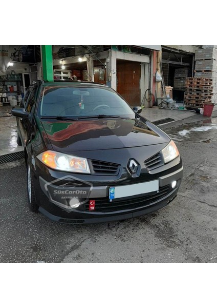 Renault Megane 2 2003-2008 Uyumlu Üniversal Laguna Lip Esnek Ön Lip 2 Parça Tampon Altı Dil Karlık Ön Ek fiyatları