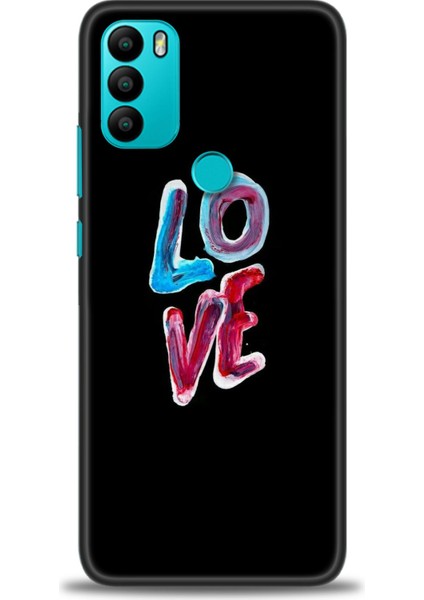 General Mobile Gm 21 Plus Kılıf Hd Baskılı - Renkli Love