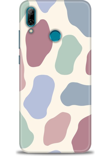 Huawei P Smart 2019 Kılıf Hd Baskılı - Renkli Benek