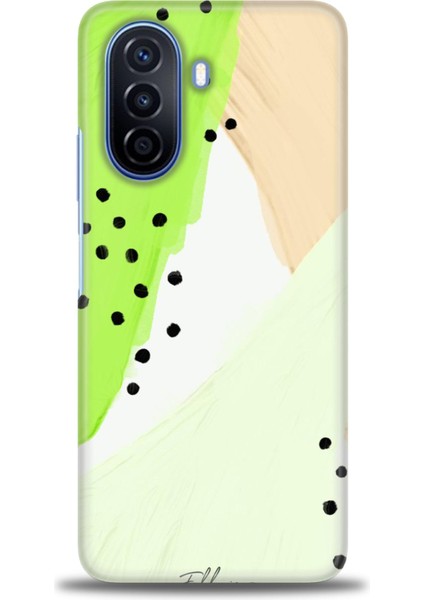 Huawei Nova Y70 Kılıf Hd Baskılı - Fıstık Yeşili