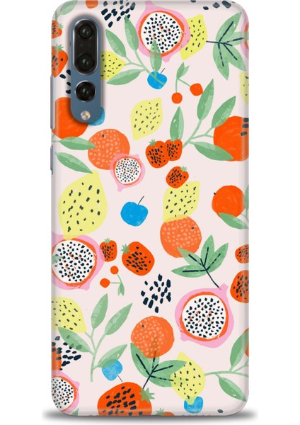 Huawei P20 Pro Kılıf Hd Baskılı - Ejder Meyvesi