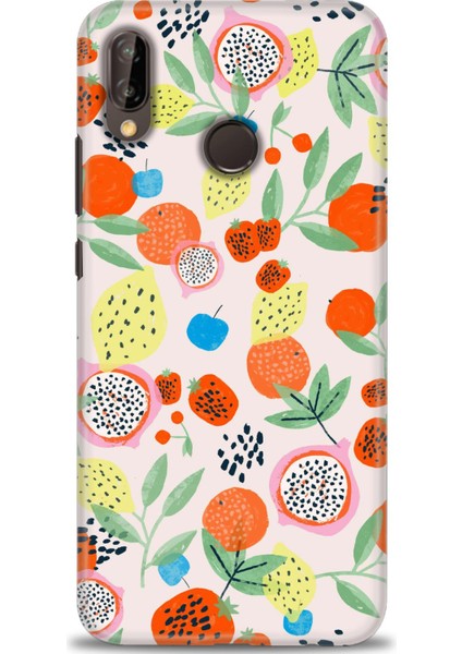Huawei P20 Lite Kılıf Hd Baskılı - Ejder Meyvesi