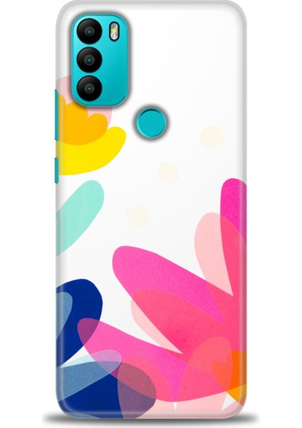 General Mobile Gm 21 Plus Kılıf Hd Baskılı - Çiçekk