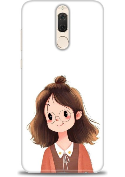 Huawei Mate 10 Lite Kılıf Hd Baskılı - Tatlı Kız