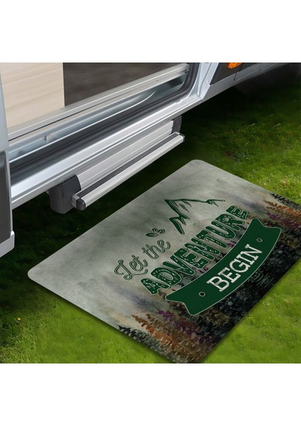 Kamp Paspası Karavan Çadır Bahçe Paspası 45X70 cm