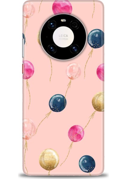Huawei Mate 40 Pro Kılıf Hd Baskılı - Uçan Balonlar