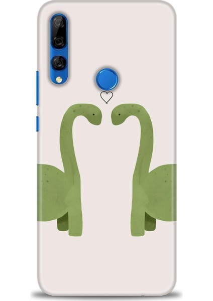 Huawei Y9 Prime 2019 Kılıf Hd Baskılı - Dinazor Aşkı