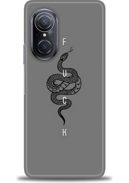 Huawei Nova 9 Se Kılıf Hd Baskılı - Siyah Yılan