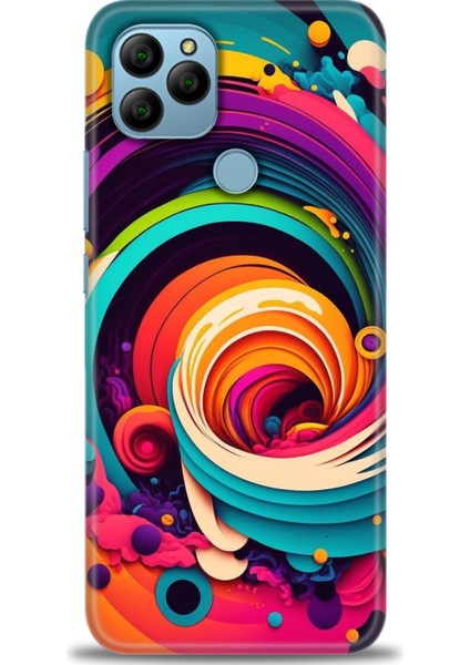 General Mobile Gm 22 Kılıf Hd Baskılı - Renk Hortumu