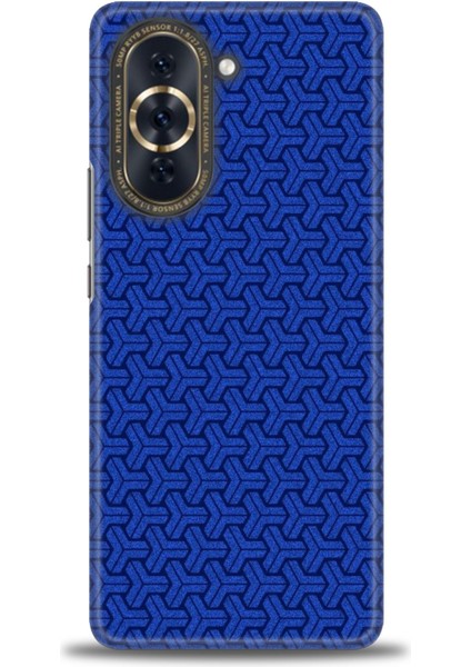 Huawei Nova 10 Kılıf Hd Baskılı - Mavi Örüntü