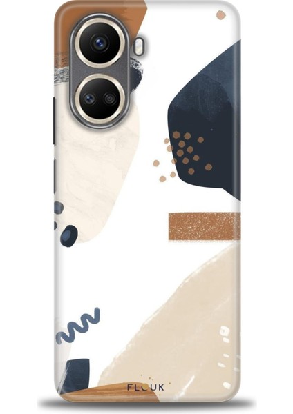 Realme C55 Kılıf Hd Baskılı - Bej