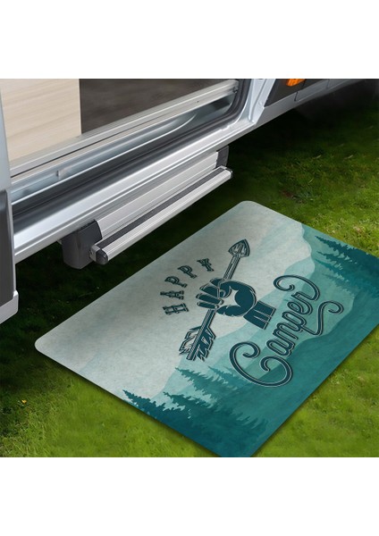 Kamp Paspası Karavan Çadır Bahçe Paspası 45X70 cm