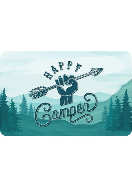 Kamp Paspası Karavan Çadır Bahçe Paspası 45X70 cm
