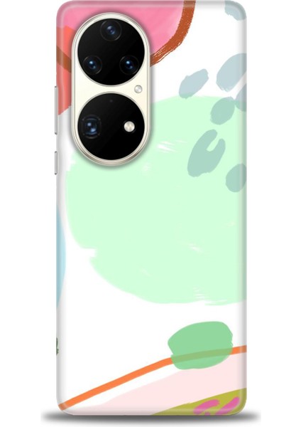 Huawei P50 Pro Kılıf Hd Baskılı - Benekli