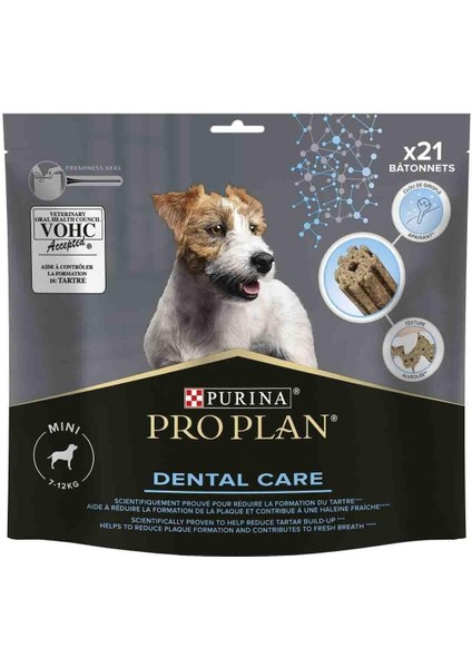 Pro Plan Small Breed Dental Care Küçük Irk Köpekler Için Diş Sağlığı Ödülü 21 Parça 5'li Paket