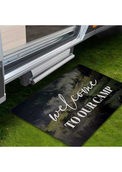 Kamp Paspası Karavan Çadır Bahçe Paspası 45X70 cm