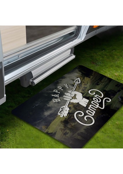 Kamp Paspası Karavan Çadır Bahçe Paspası 45X70 cm