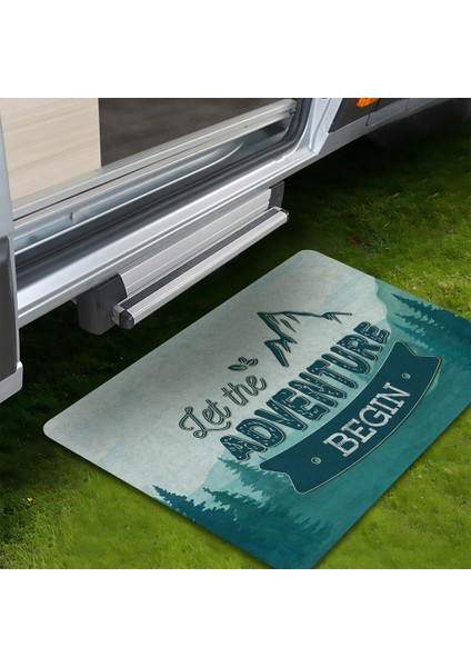 Kamp Paspası Karavan Çadır Bahçe Paspası 45X70 cm