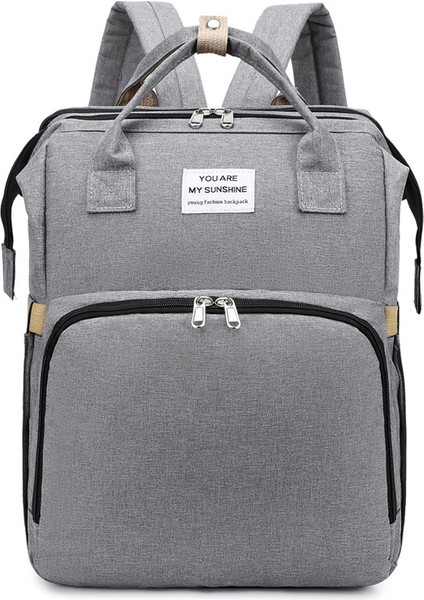 Katlanır Beşik Anne ve Bebek Çantası Büyük Kapasiteli Sırt Çantası Anne Çantası (Yurt Dışından)