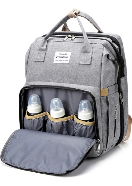 Katlanır Beşik Anne ve Bebek Çantası Büyük Kapasiteli Sırt Çantası Anne Çantası (Yurt Dışından) modelleri