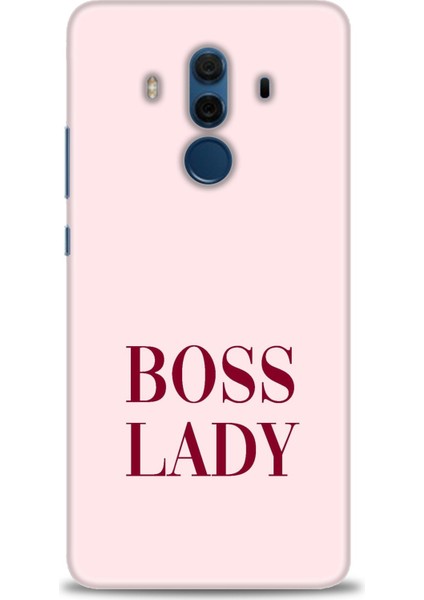 Huawei Mate 10 Pro Kılıf Hd Baskılı - Boss Lady