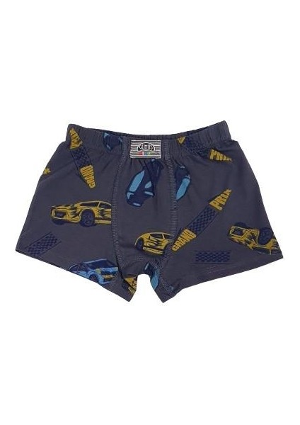 Desenli Erkek Çocuk Boxer - Gmş