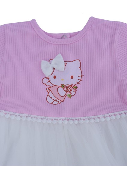 Kız Çocuk Bebek Raporlu Fiyonklu Hello Kitty Tüllü Elbise fiyatları